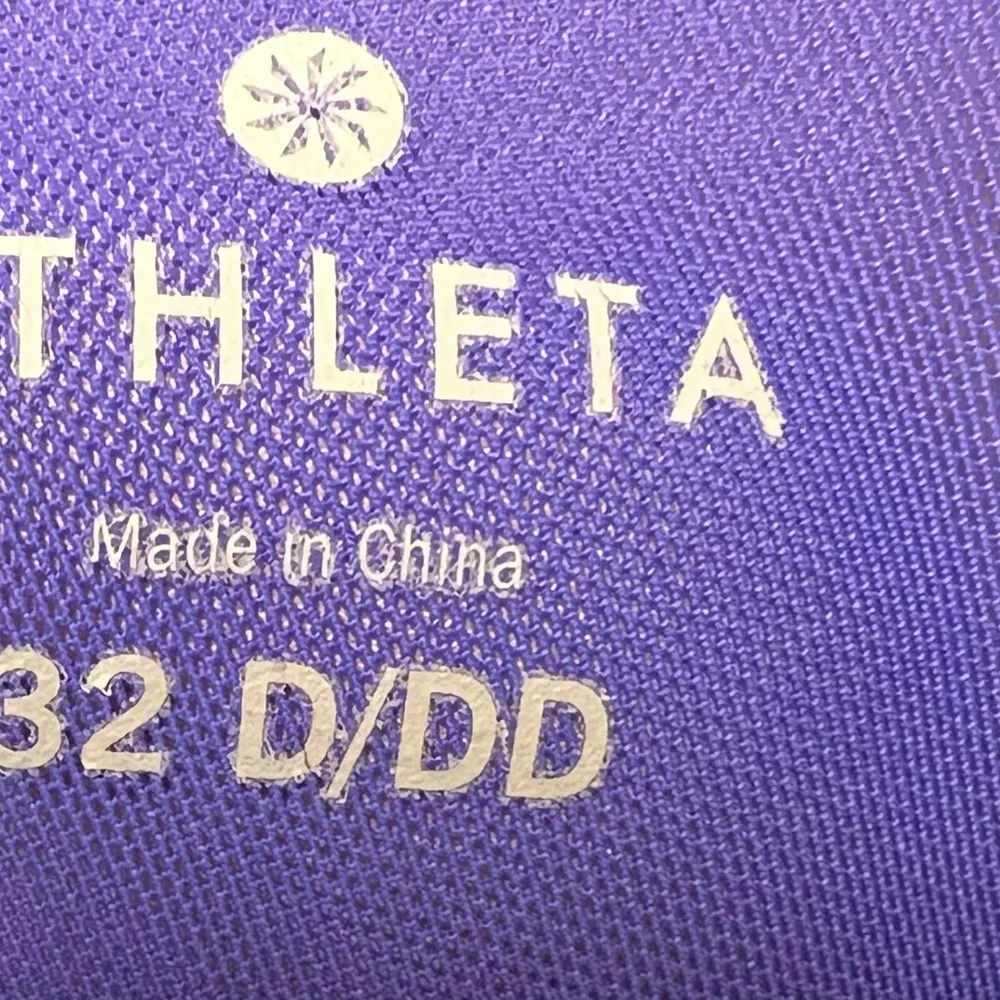 ATHLETA Twister TANKINI Top SWIM WEAR Blue 32 D/DD
